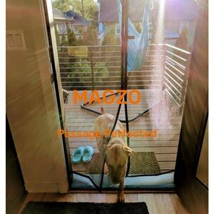 Black Magnetic Screen Door up to 32”x80”